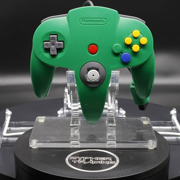 Restored Nintendo 64 Wired Controller [OEM] | Green | N64 | 1995 | Tested (Refurbished)