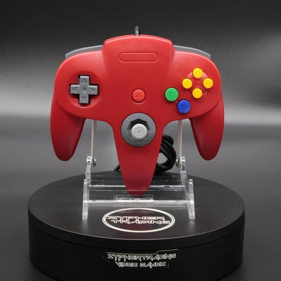 Restored Nintendo 64 Wired Controller | Red | N64 | 2023 | Brand New (Refurbished)