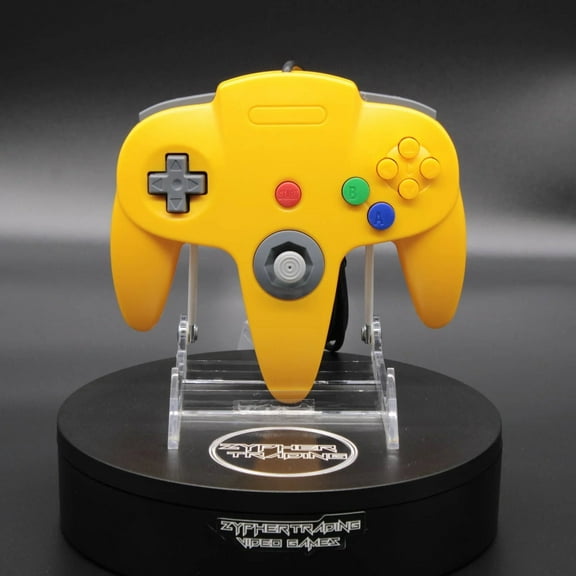 Restored Nintendo 64 Wired Controller | Yellow | N64 | 2023 | Brand New (Refurbished)