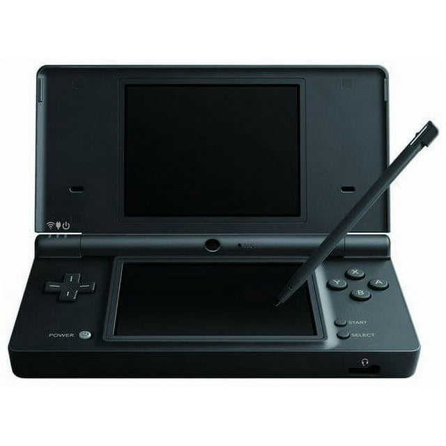 Restored Nintendo DSi - Matte Black with Stylus and Wall Charger (Refurbished)