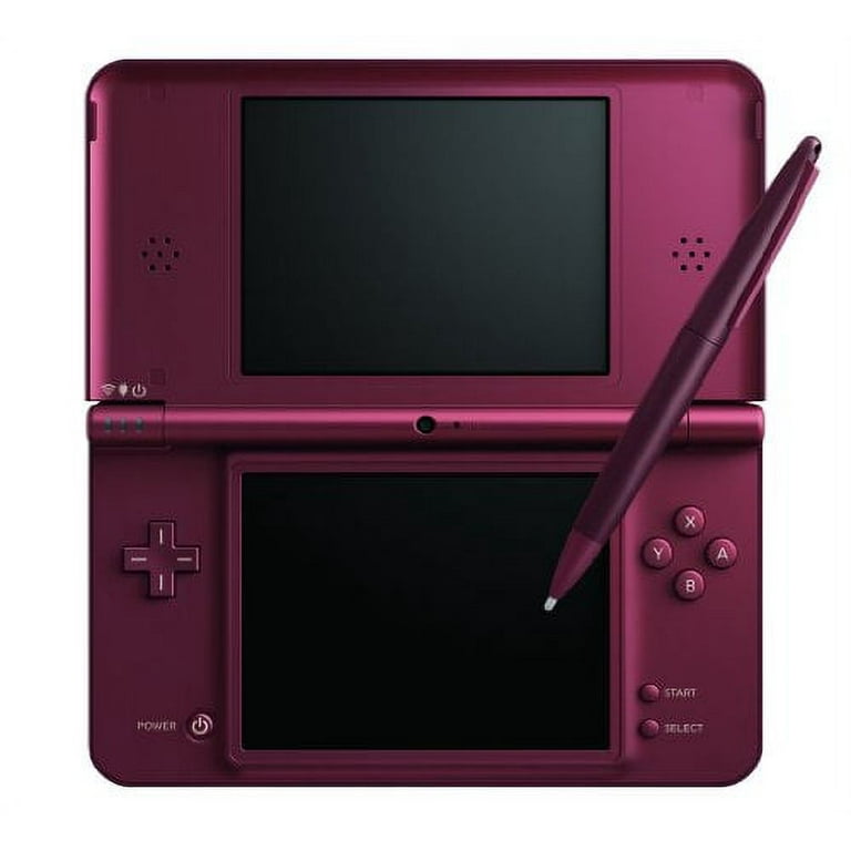 Restored Nintendo DSi XL (Burgundy) Handheld Video Game Console with Stylus  and Charger (Refurbished) 