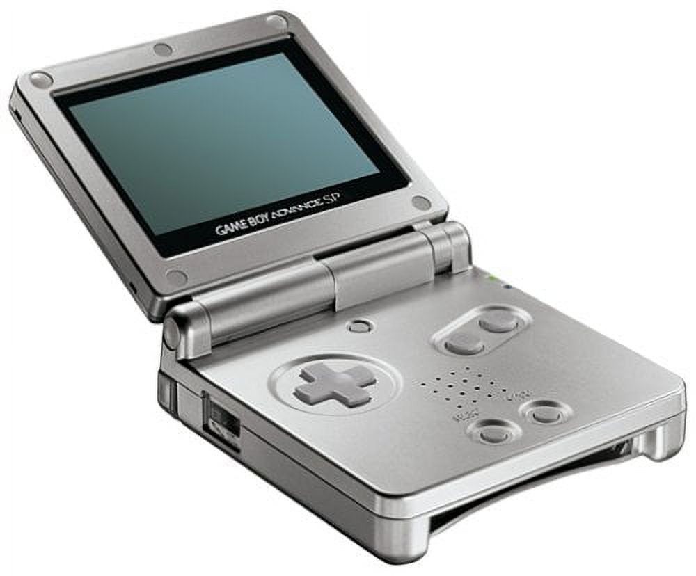 Nintendo Game Boy Advance SP Silver Console AGS-001 w/ GBA Mawaru Made in  Wario