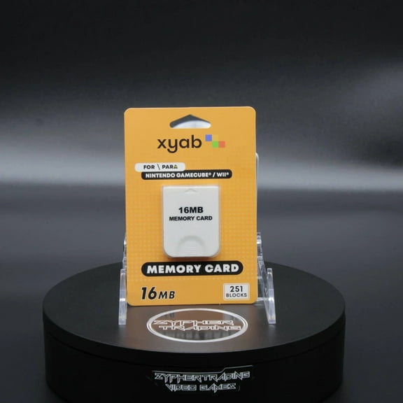 Restored Nintendo GameCube 16MB Memory Card | NGC/Wii | 2023 | Brand New (Refurbished)