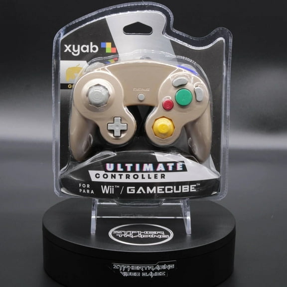 Restored Nintendo GameCube Wired Controller | Gold | NGC | 2023 | Brand New (Refurbished)