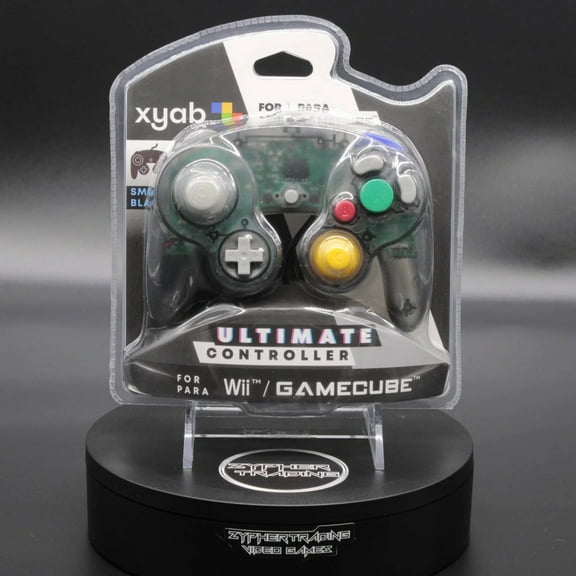 Restored Nintendo GameCube Wired Controller | Smoke Black | NGC | 2023 | Brand New (Refurbished)