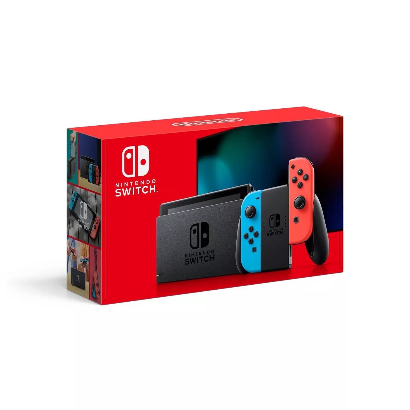 Pre-Owned Restored Nintendo HAC-001(-01) Switch Console with Neon Blue &amp; Red Joy-Con