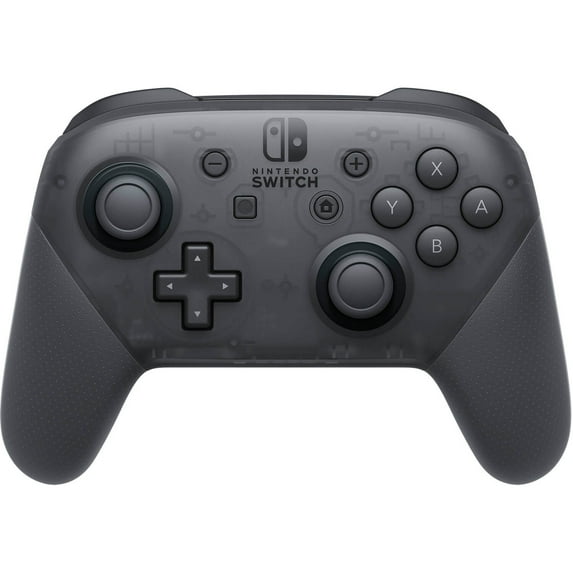 Restored Nintendo HACAFSSKA Switch Pro Controller - Black (Refurbished)