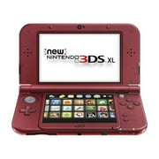 Restored Nintendo 3DS XL Handheld, Red