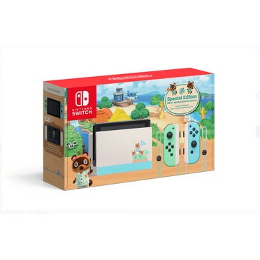 Restored Nintendo Switch - Animal Crossing: New Horizon Special Edition (Refurbished)