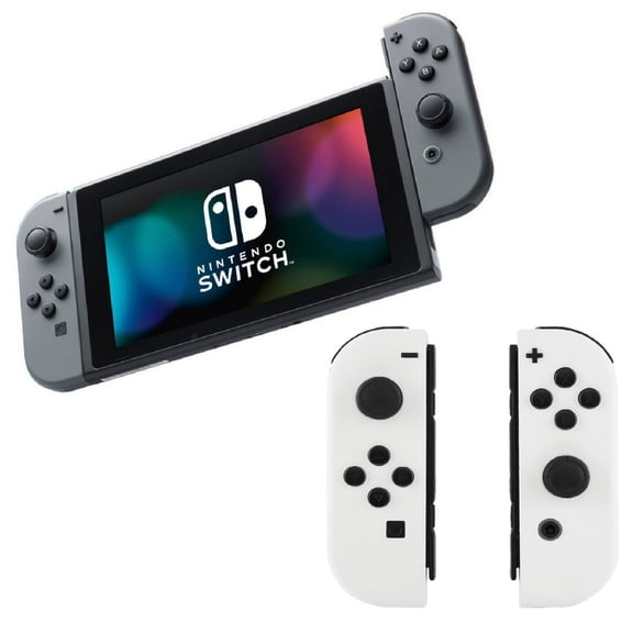 Restored Nintendo Switch Console with Two Joy-Con Bundle - Gray & White (Refurbished)