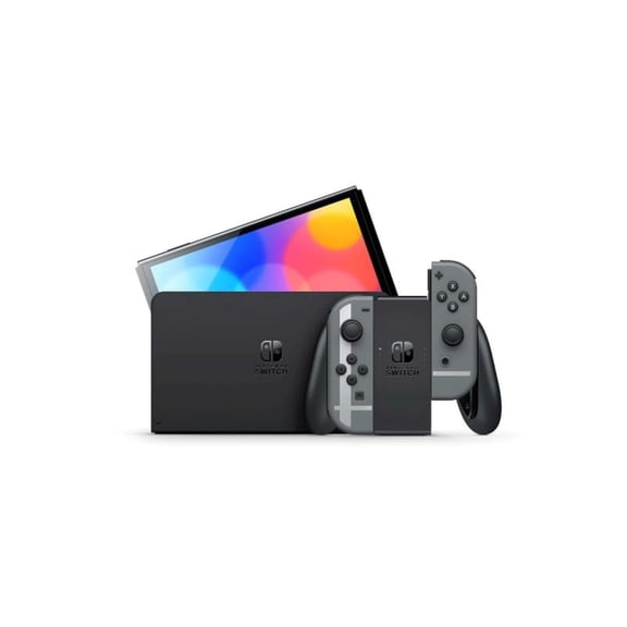 Restored Nintendo Switch OLED Model Super Smash Bros Console, 32 GB, Black