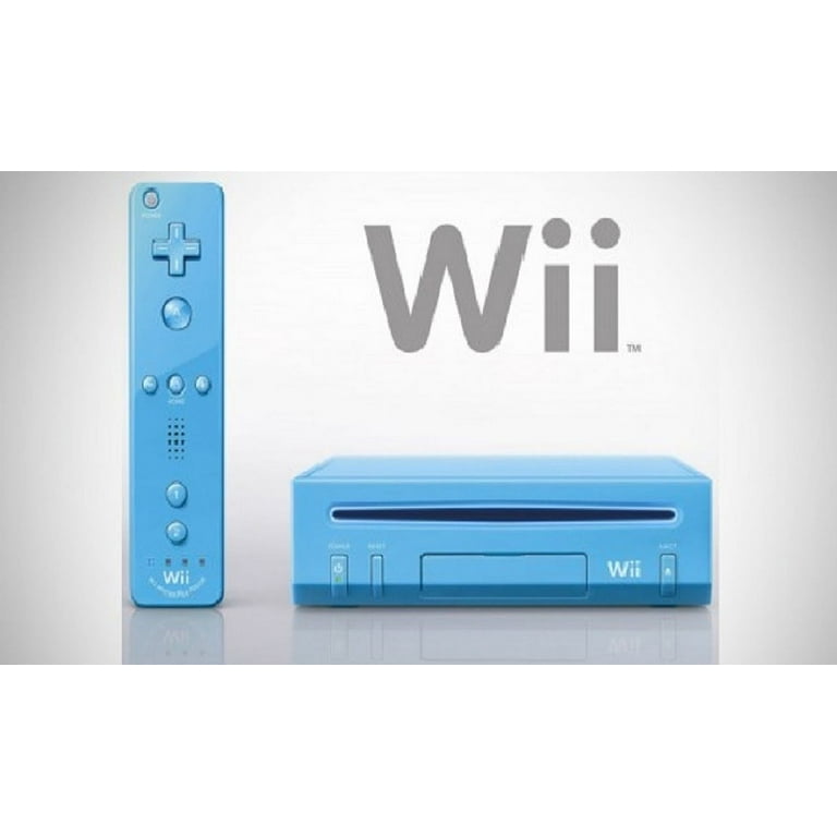 Restored Nintendo Wii Blue Console (Refurbished) 