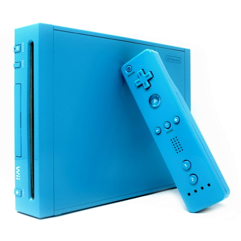 Restored Nintendo Wii Console Blue (Refurbished)