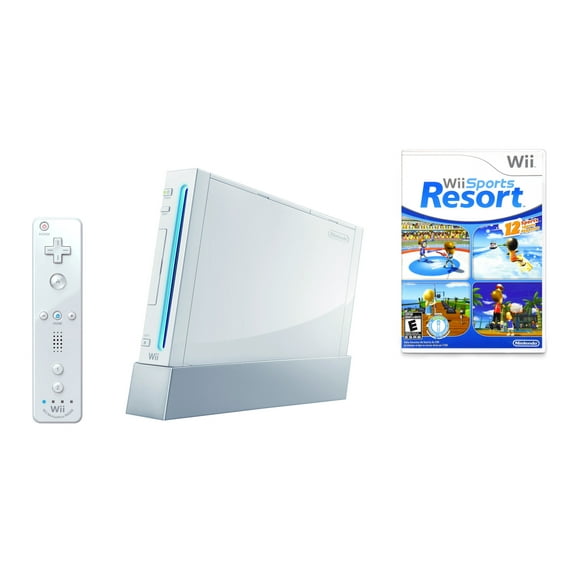 Restored Nintendo Wii Console White - Wii Sports Resort Bundle (Refurbished)