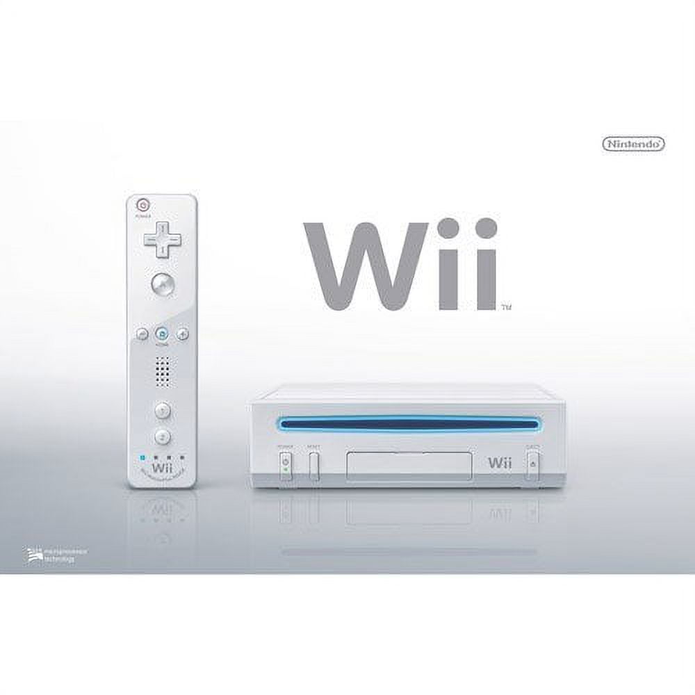 Restored Nintendo Wii Console Black with Motion Plus Controller and Nunchuk  (Refurbished) 