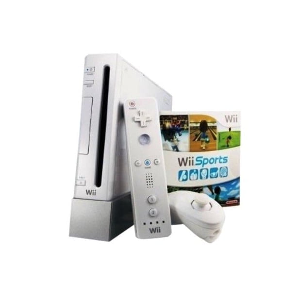 Restored Nintendo Wii Console White With Wii Sports (Refurbished) 