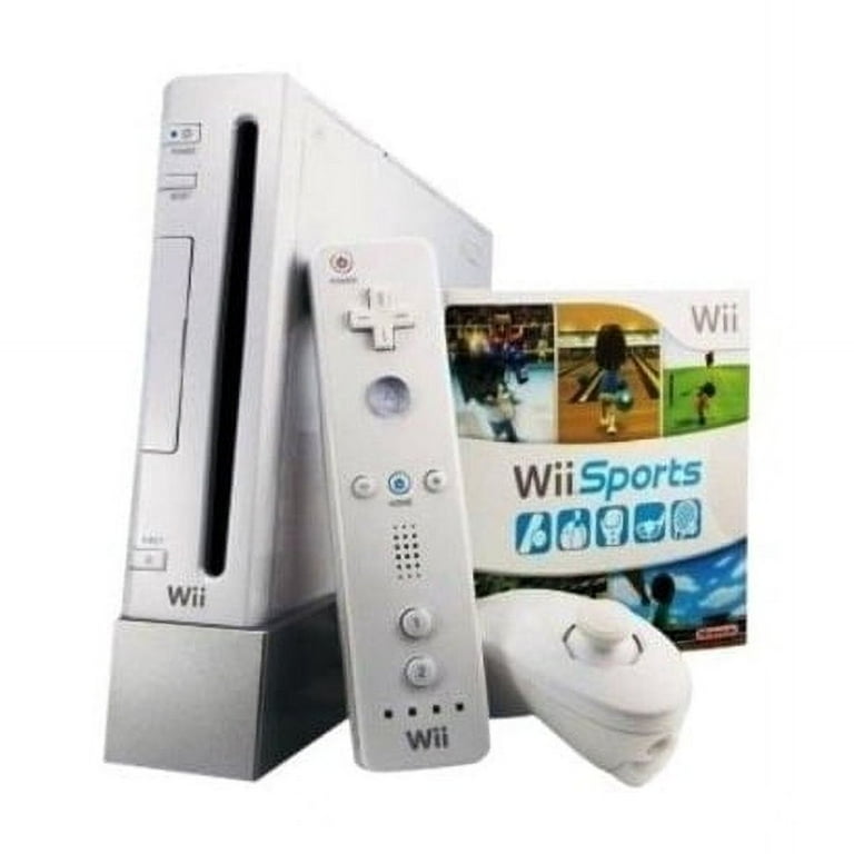 Restored Nintendo Wii Console White With Wii Sports (Refurbished