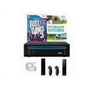 Restored Nintendo Wii Console with Just Dance 3 Wii Sports and 2 Controllers (Refurbished)
