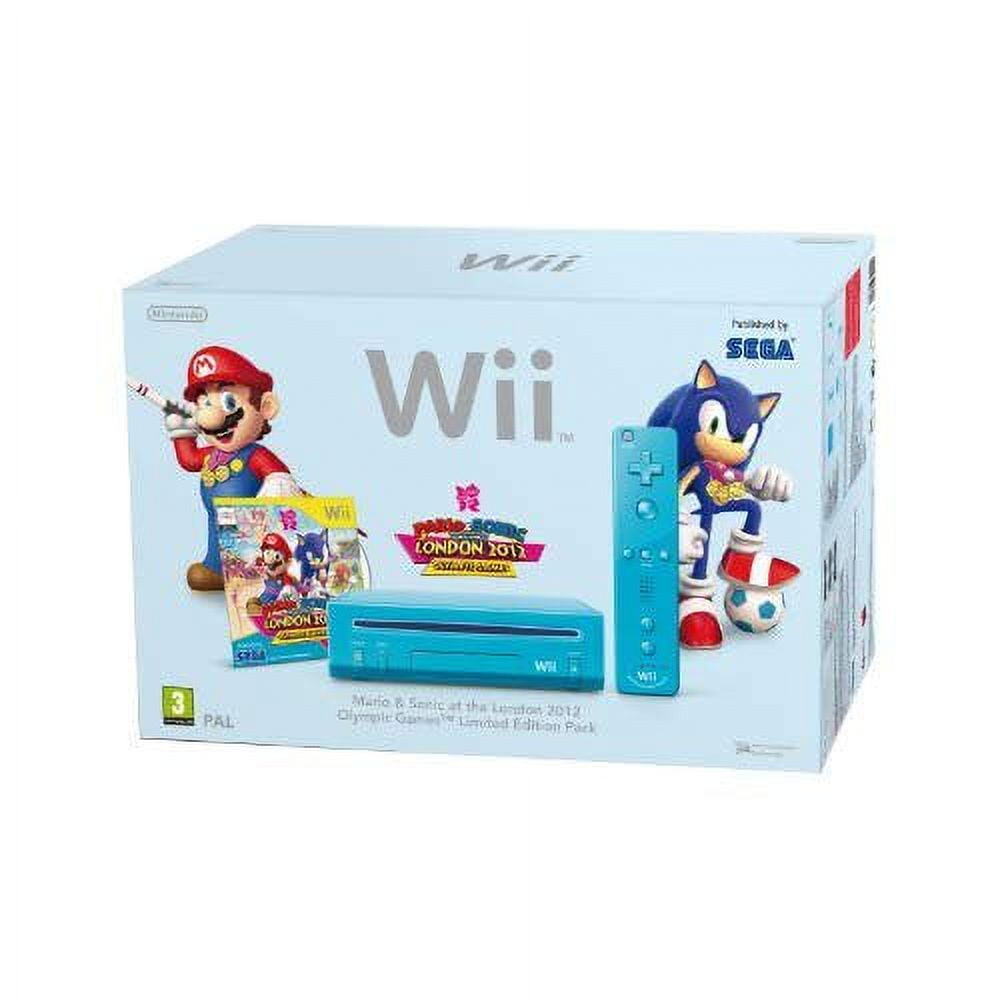 Restored Nintendo Wii Console Blue (Refurbished) 