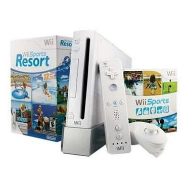 Restored Nintendo Wii Limited Edition Sports Resort Pak game console white Wii Sports, Wii Sports Resort with Wii MotionPlus (Refurbished)