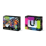 Restored Nintendo Wii U 32GB Splatoon Deluxe Set Black (Refurbished)