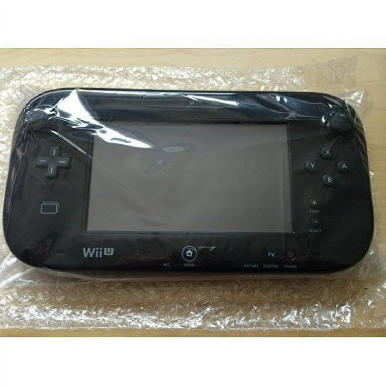 Restored Nintendo Wii U Black Gamepad Refurbished Walmart