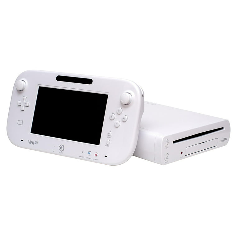 Nintendo Wii U White Console 8GB w/ Game Pad & Cable, JAPANESE
