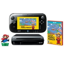 Restored Nintendo Wii U WiiU Super Mario Maker Console Deluxe Set 32GB With Amiibo (Refurbished)