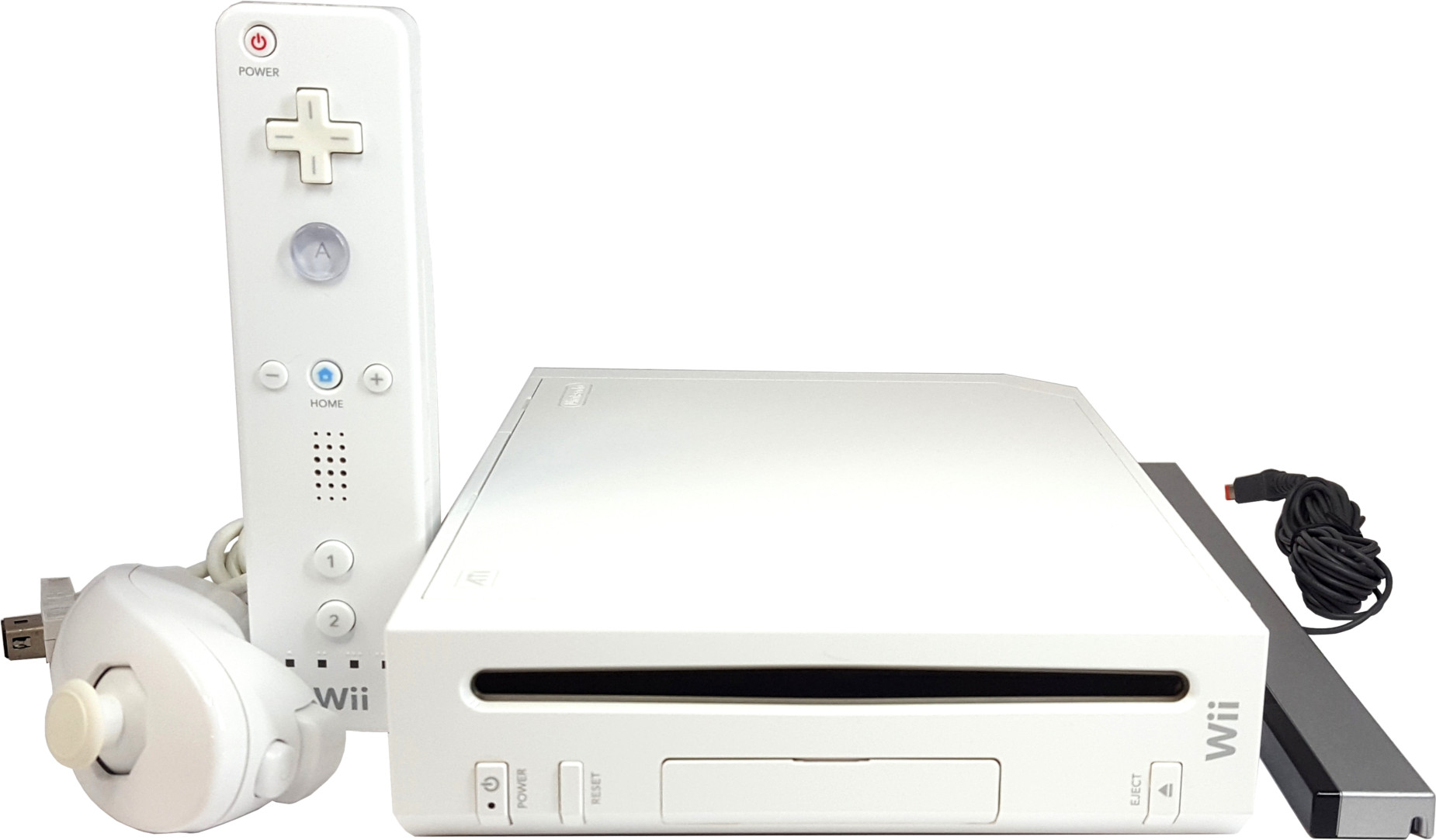 Restored Nintendo Wii Video Game Console (White) Matching Remote and Nunchuk Controllers (Refurbished) - image 1 of 4