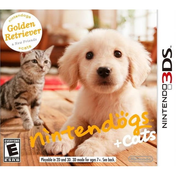 Restored Nintendogs + Cats: Golden Retriever | Nintendo 3DS (Refurbished)