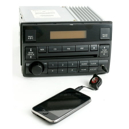 Restored Nissan Altima 20052006 Radio AM FM CD w Aux Input Standard Vol Ctrl 28185ZB00B (Refurbished)