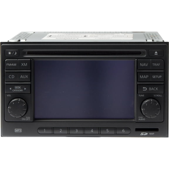 Restored Nissan Versa 2012 Radio AM FM mp3 CD Player w Navigation 25915ZW84A (Refurbished)