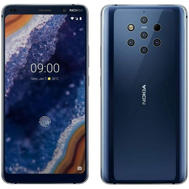 スマートフォン本体 Nokia 9 PureView Restored Nokia 9 PureView 128GB GSM Unlocked Android 9.0 Pie