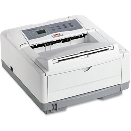 Restored Oki Data B4600n Monochrome Digital Laser Printer – Network-Ready, 27 PPM, 120 V (P/N: B4600n)