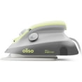thumbnail image 1 of oliso M3Pro Project Steam Iron with Solemate - for Sewing, Quilting, Crafting, and Travel | 1000 Watt Ceramic Soleplate Steam Iron | Aqua, 1 of 7