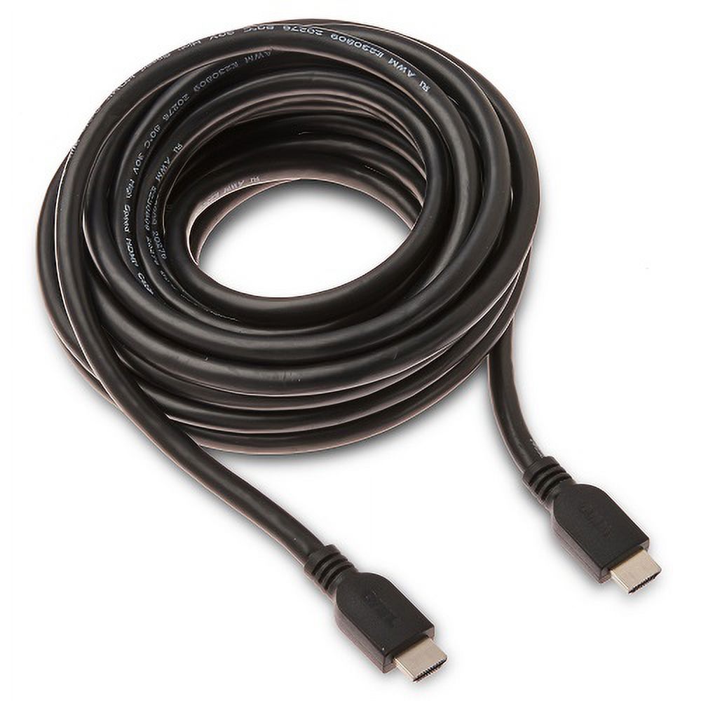 Restored Onn HDMI Cable, 25 ft, Black High Quality (Refurbished