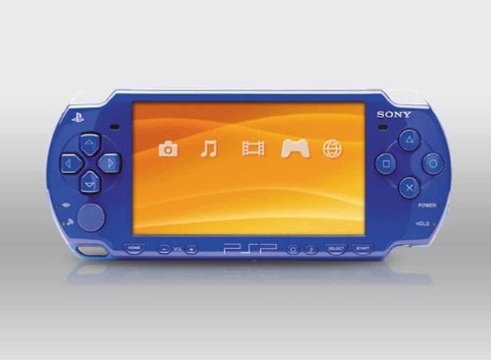 Sony Playstation Portable (PSP) 3000 Series Handheld Gaming Console System  - Orange (Renewed)