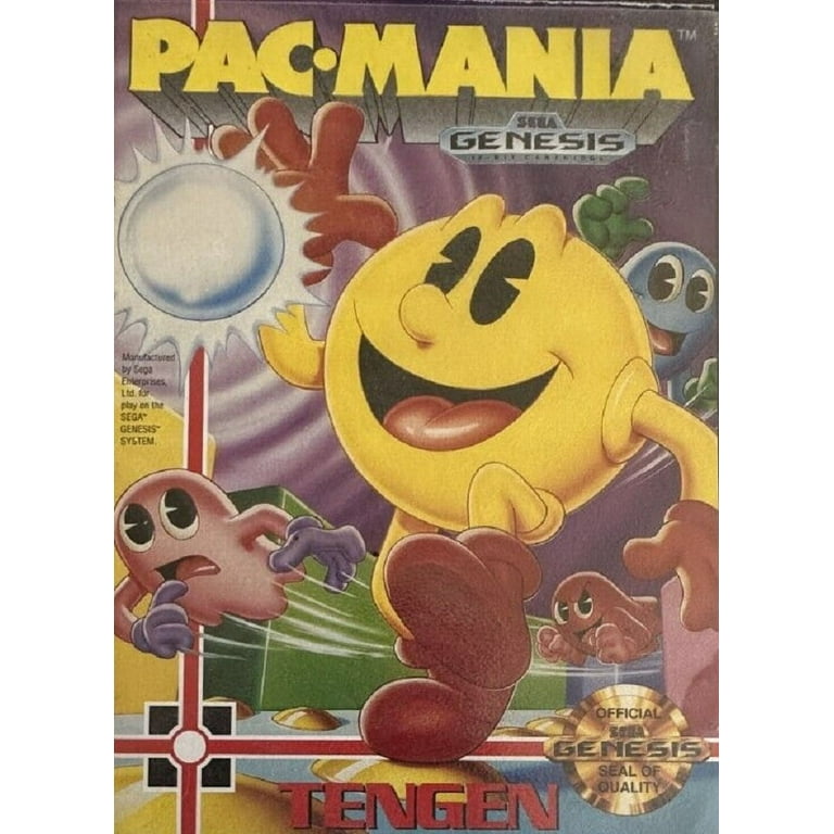 Restored Pac-Mania (Sega Genesis, 2000) Maze Game (Refurbished