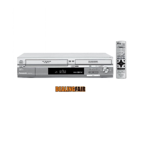 Restored Panasonic DMR-ES40V DVD Recorder VCR Combo, Silver