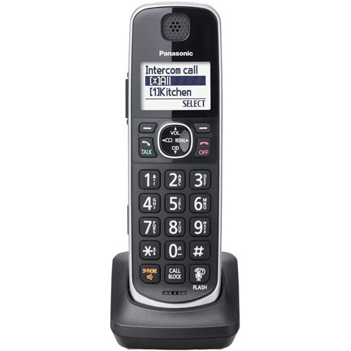 Restored Panasonic KXTGEA61B1 Cordless Expansion Handset w/ DECT 6.0