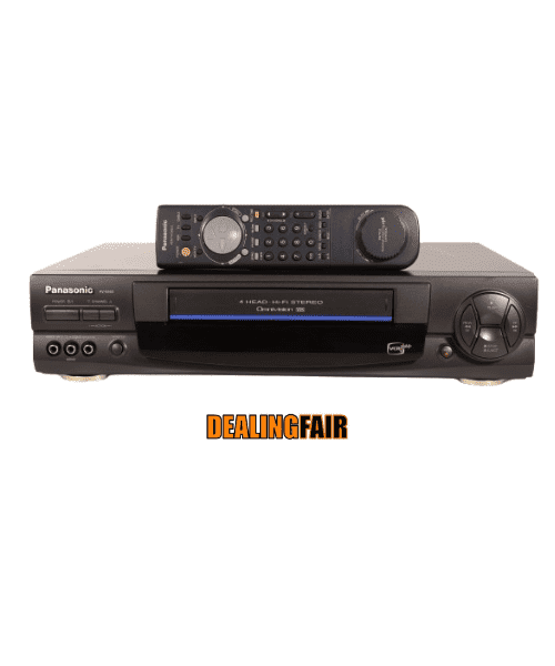 Restored Panasonic PV-9660 4-Head Stereo VCR Omnivision w/ Original Remote, Manual, A/V Cables, & HDMI Converter (Refurbished)