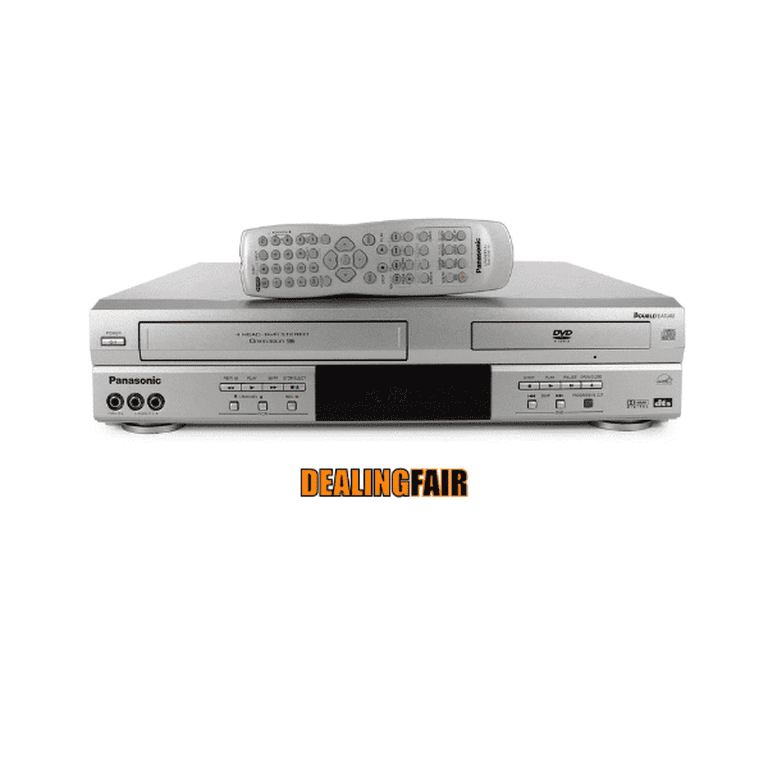 Restored Panasonic PV-D4733S Double Feature DVD/VCR Combination