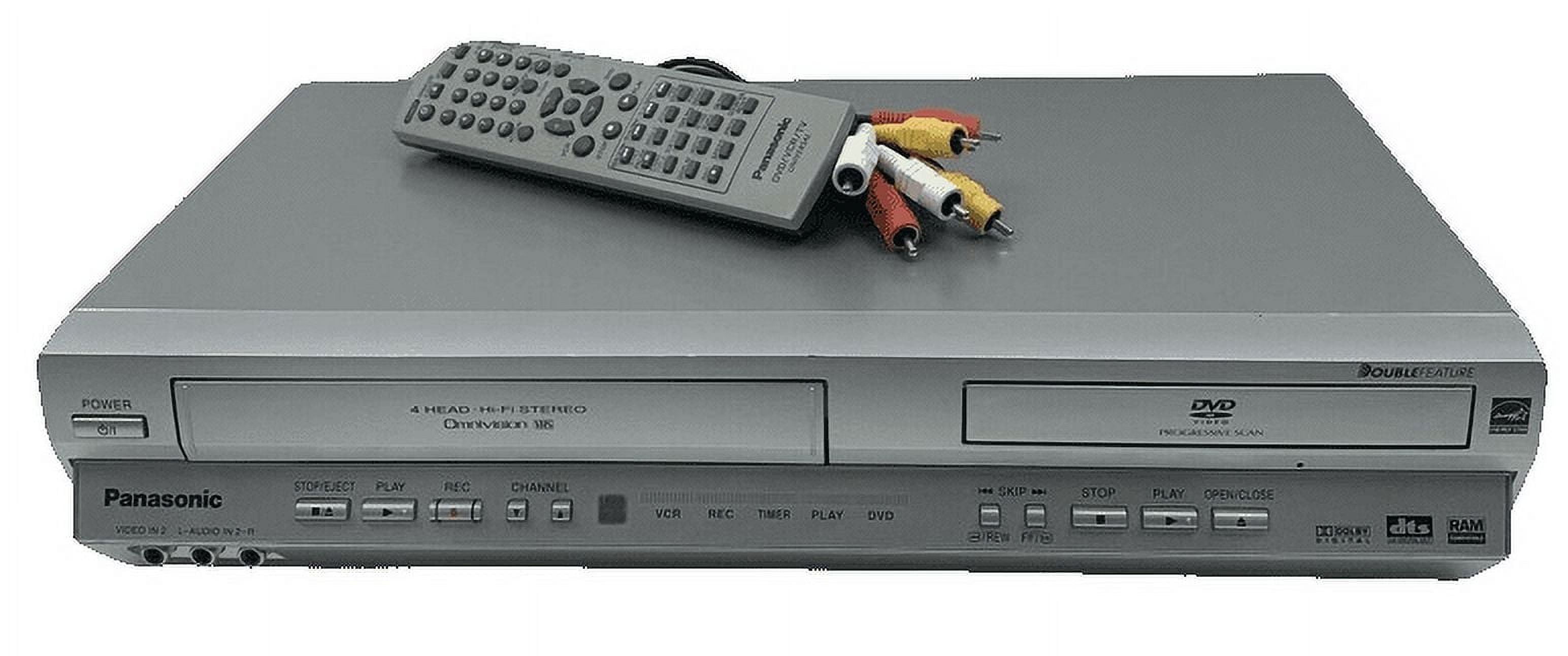 Restored Panasonic PV-D4735S DVD/VCR Combo - w/ Original Remote, A/V ...