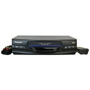 Restored Panasonic PV-V4520 Stereo VHS VCR Recorder Player - w/ Original Remote, A/V Cables, Manual