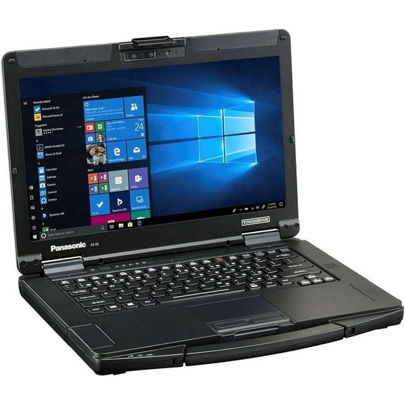 Restored Panasonic ToughBook FZ-55 MK2 Rugged Laptop | 14" 1366x768 HD | Core i5 - 1145G7 - 512GB SSD Hard Drive - 16GB RAM | 4 cores @ 4.4 GHz Win 11 Pro Black (Refurbished)