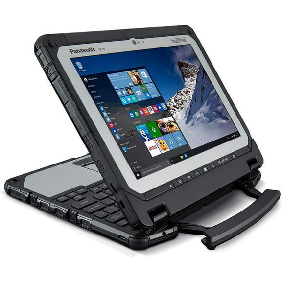 Panasonic Toughbook 10.1" Touchscreen 2-in-1 Laptop, Intel Core i5 i5-7Y57, 16GB RAM, 256GB SSD, Windows 10 Pro, CF-20G6534VM
