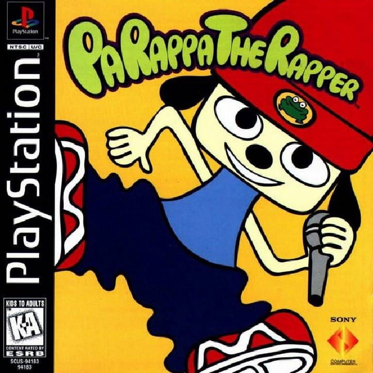 Restored Parappa The Rapper (Sony PlayStation 1, 1997) Music Game
