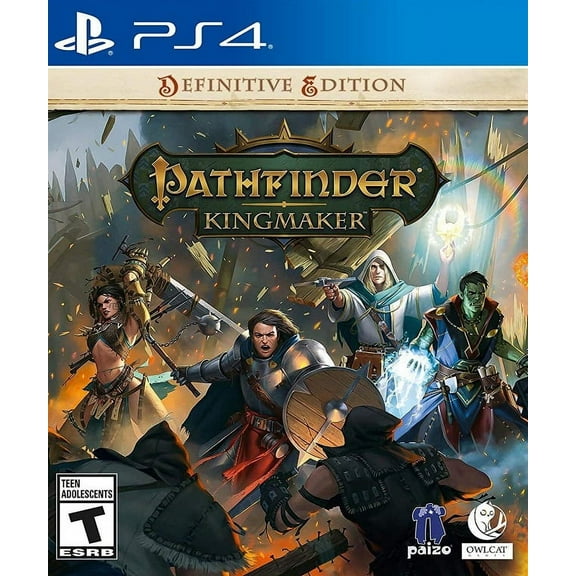Restored Pathfinder Kingmaker Definitive Ed. (Sony Playstation 4, 2020) RPG Game (Refurbished)