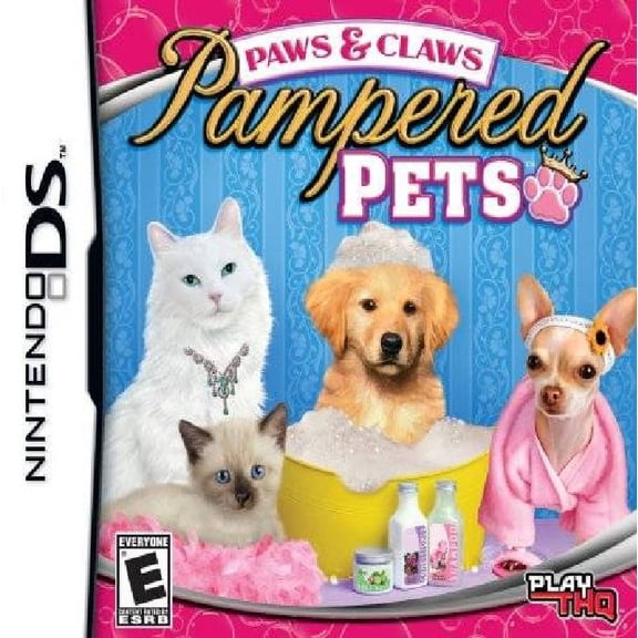 Restored Paws & Claws: Pampered Pets (Nintendo DS, 2009), Digital (CD)/Nintendo DS & DSi, Simulation, Parental Controls Video Game, 2 Offline Players