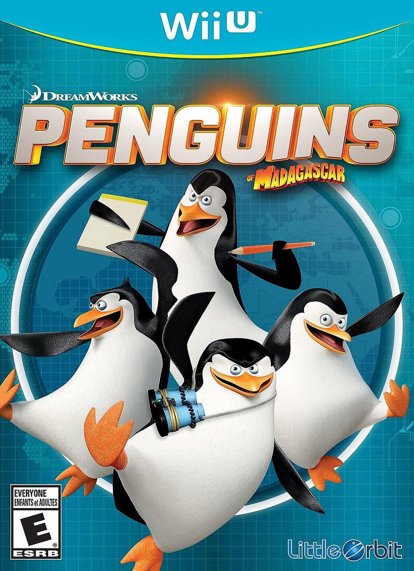 Penguins of Madagascar, by Little Orbit, Nintendo Wii U, Action & Adventure, Video Game